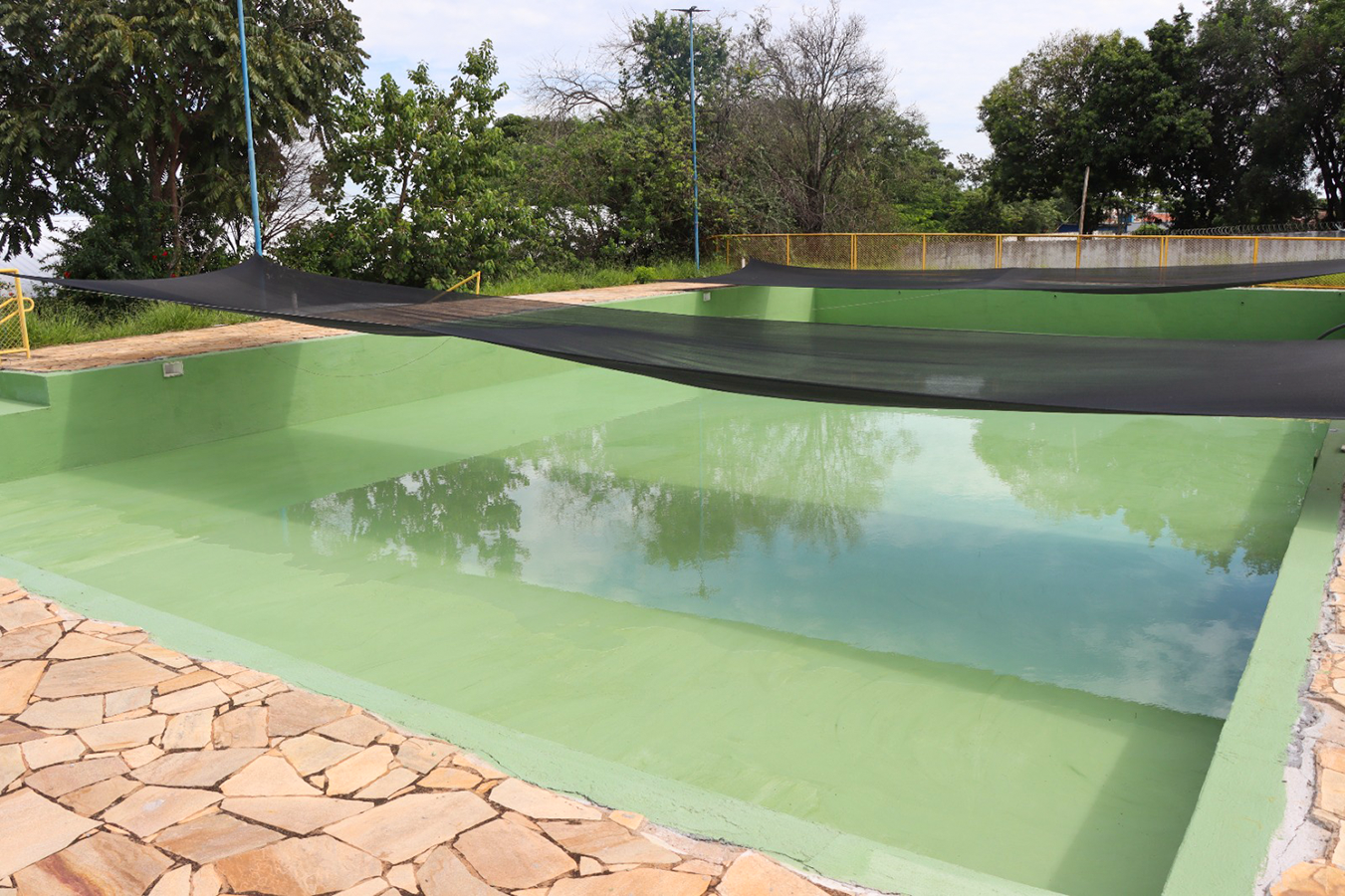 Obras na piscina do Santa Terezinha entram na reta final