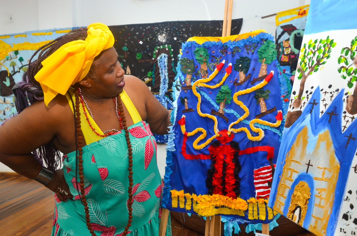 Abdias Nascimento recebe homenagem em exposição na Casa da Cultura