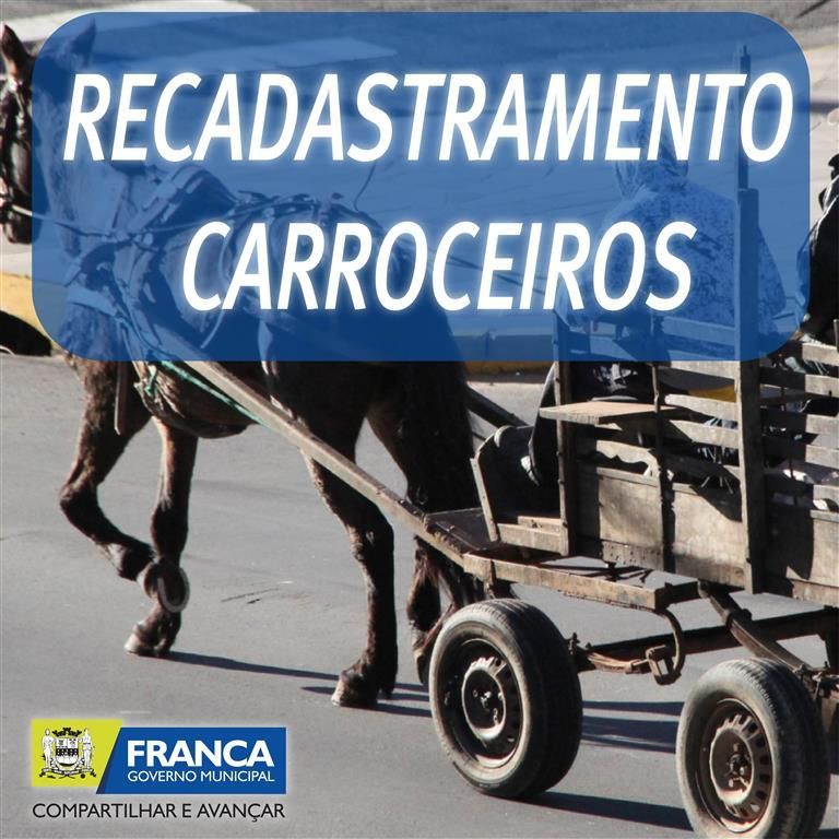 Prefeitura anuncia recadastramento de carroceiros