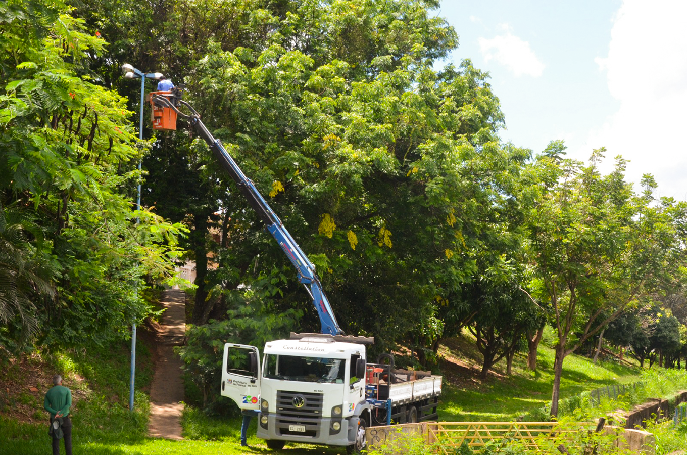 Parque Zumbi dos Palmares recebe nova iluminação