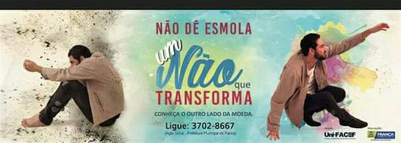 Secretaria de Ação Social dá início à campanha contra o ato de dar esmolas