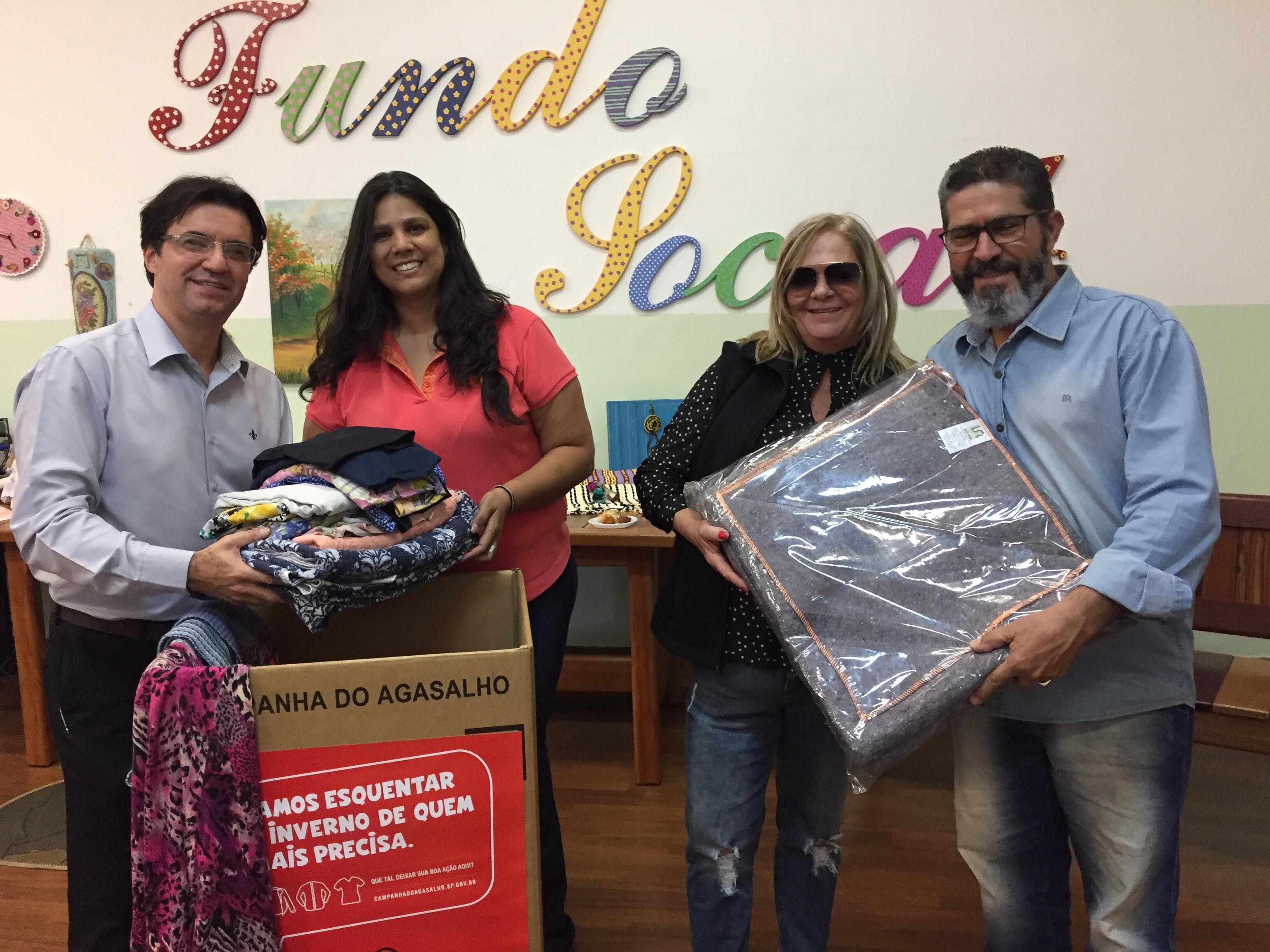 Fussol encerra Campanha do Agasalho