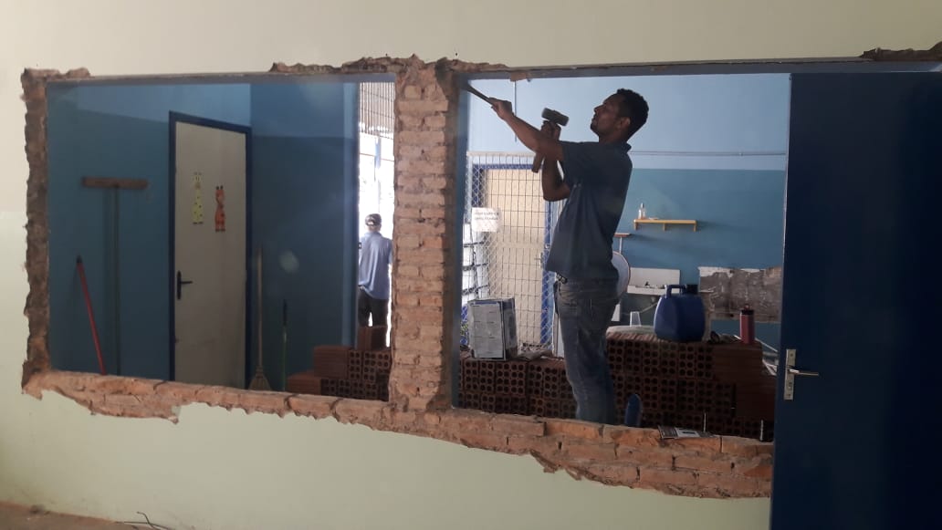 Antiga Escola do Cubatão recebe melhorias