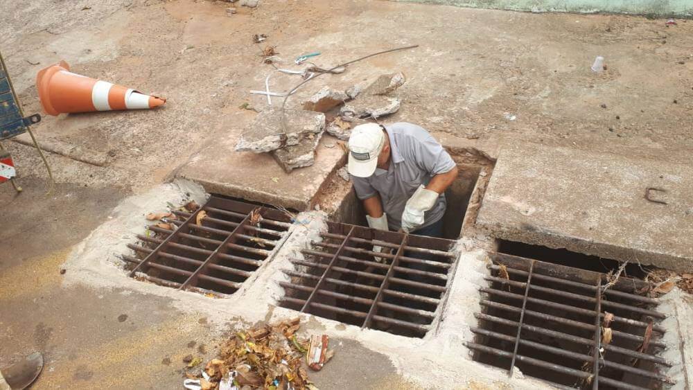 Prefeitura amplia operações de limpeza das bocas de lobo