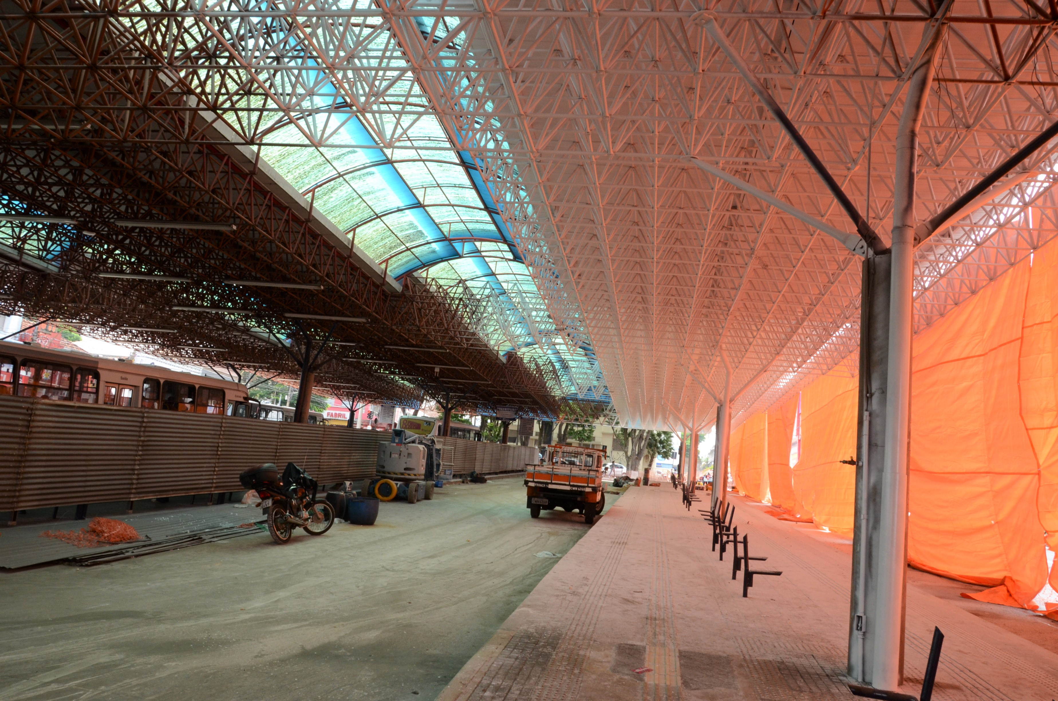 Obras no Terminal serão interrompidas durante o período de Natal