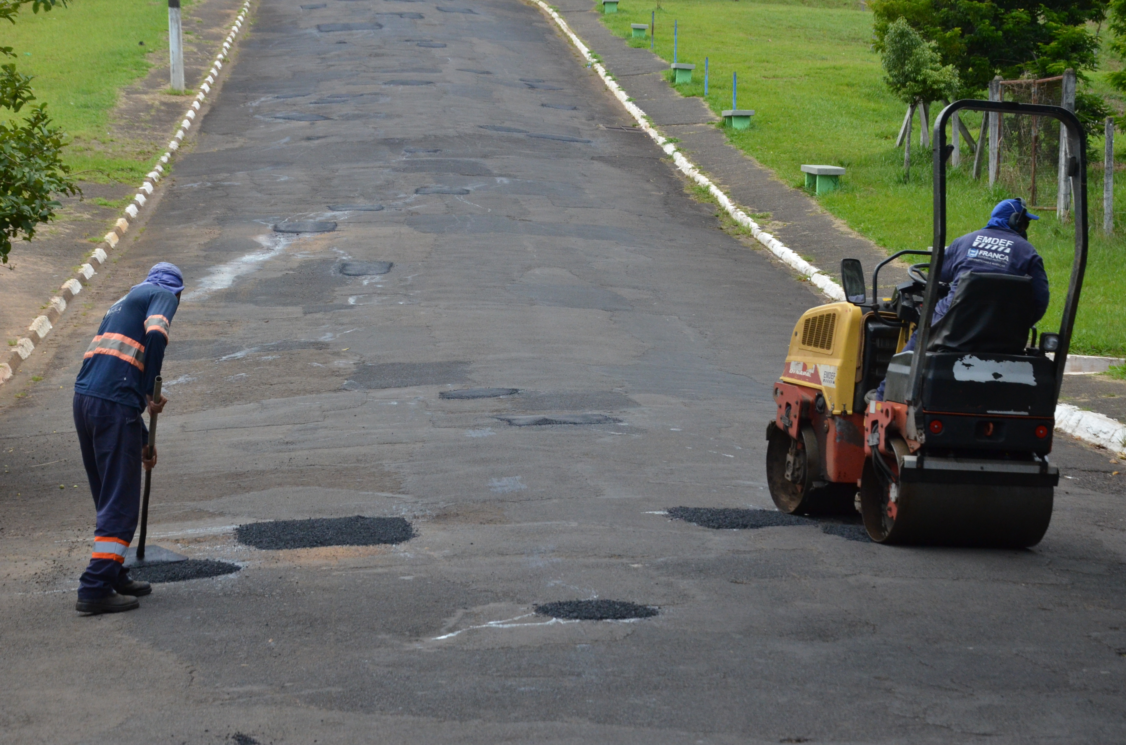  Equipes de remendos nas ruas neste sábado