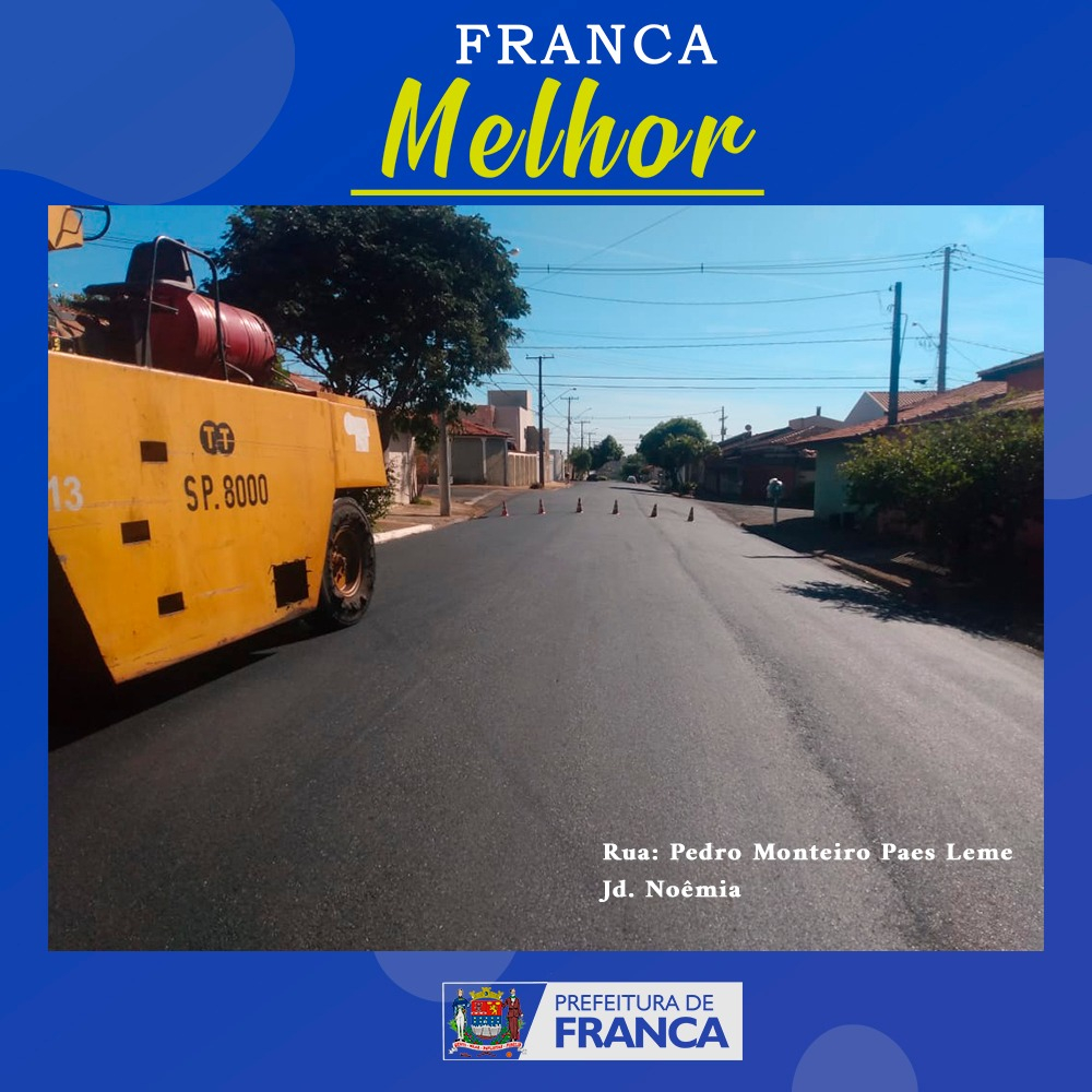 Equipes da Prefeitura seguem com o recapeamento pela cidade