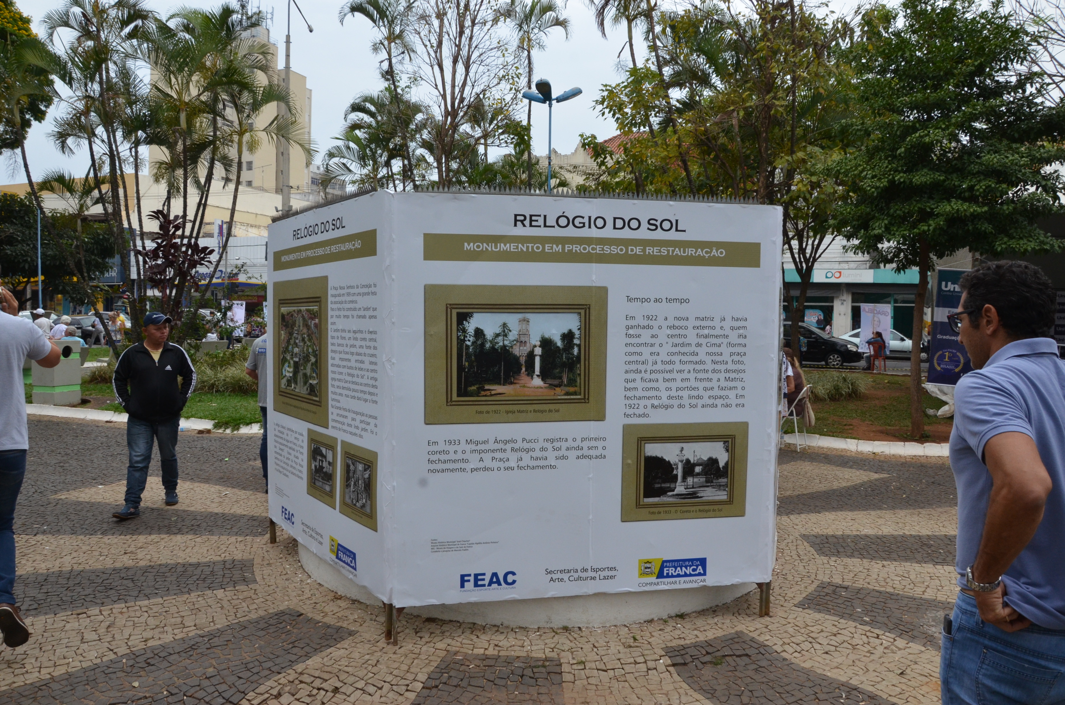 Projeto de restauração do Relógio do Sol será entregue em fevereiro