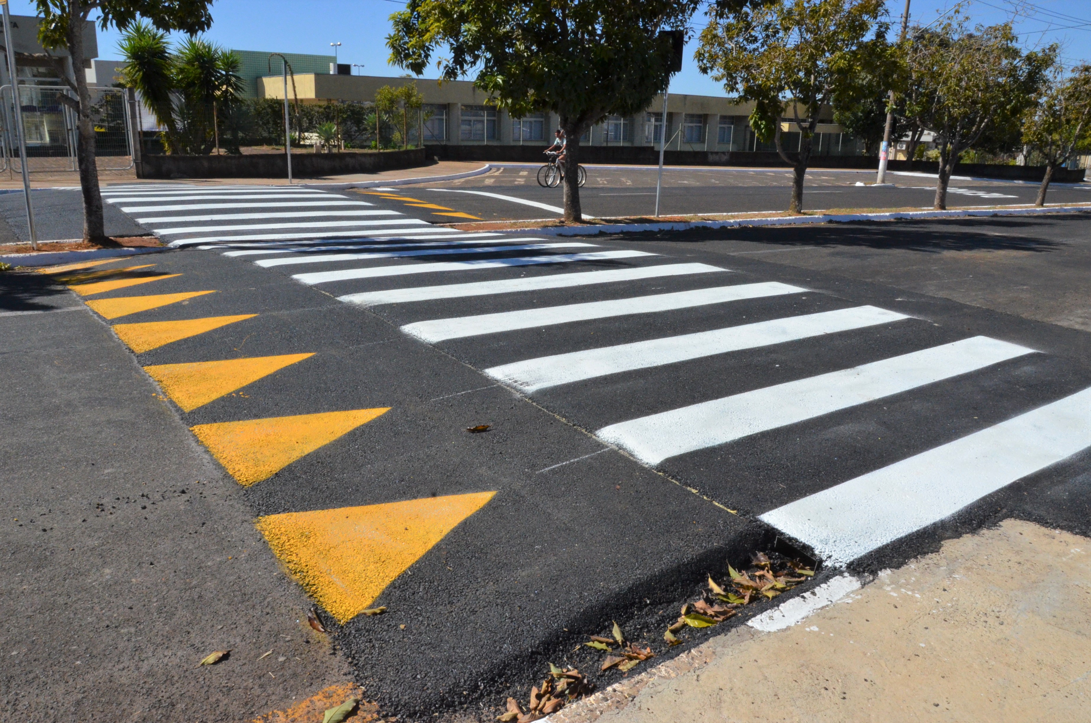 Avenida em frente a Unesp recebe lombadas e lombofaixas