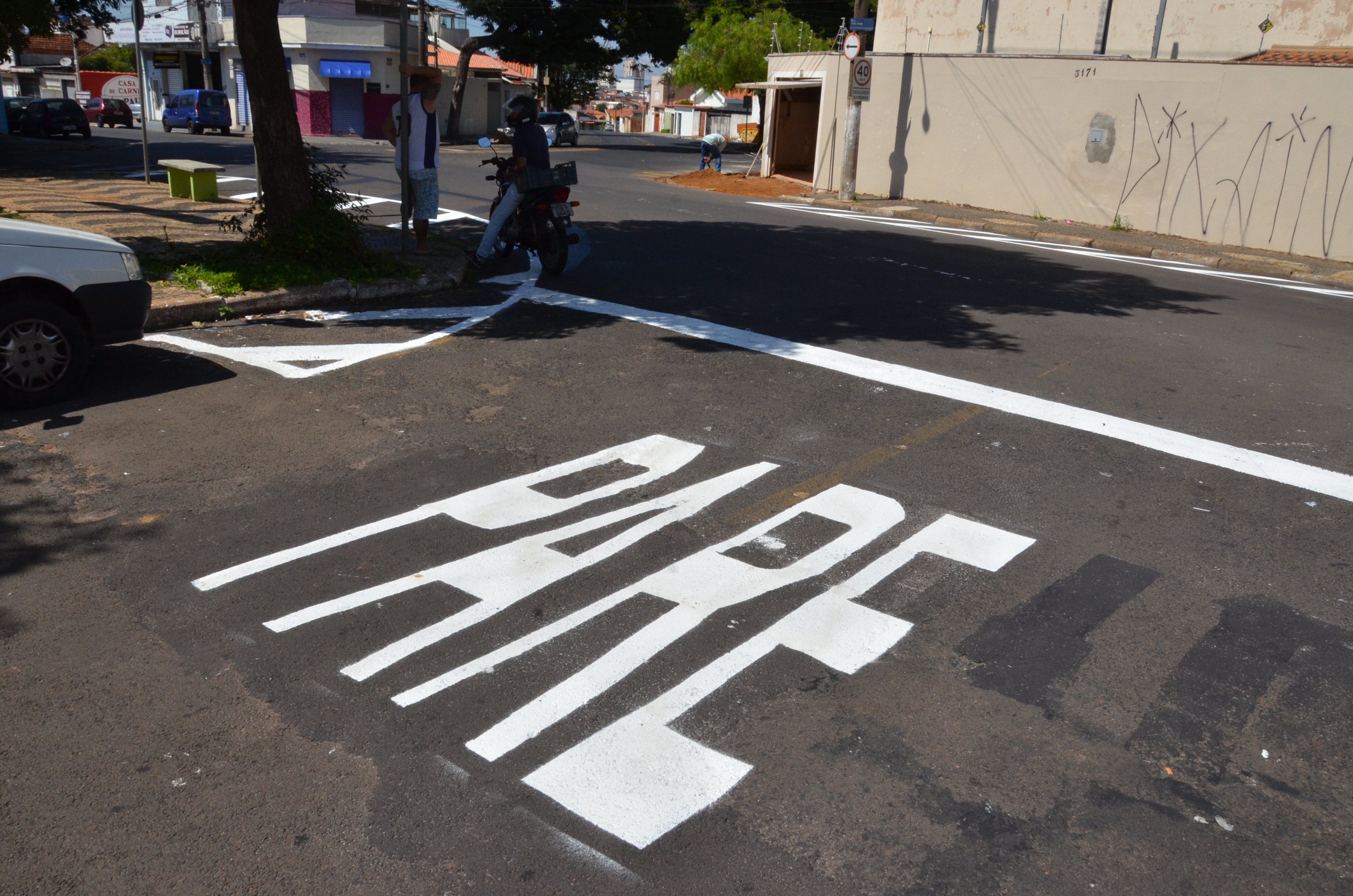 Mudanças e sinalização em vigor na Tuffy Jorge