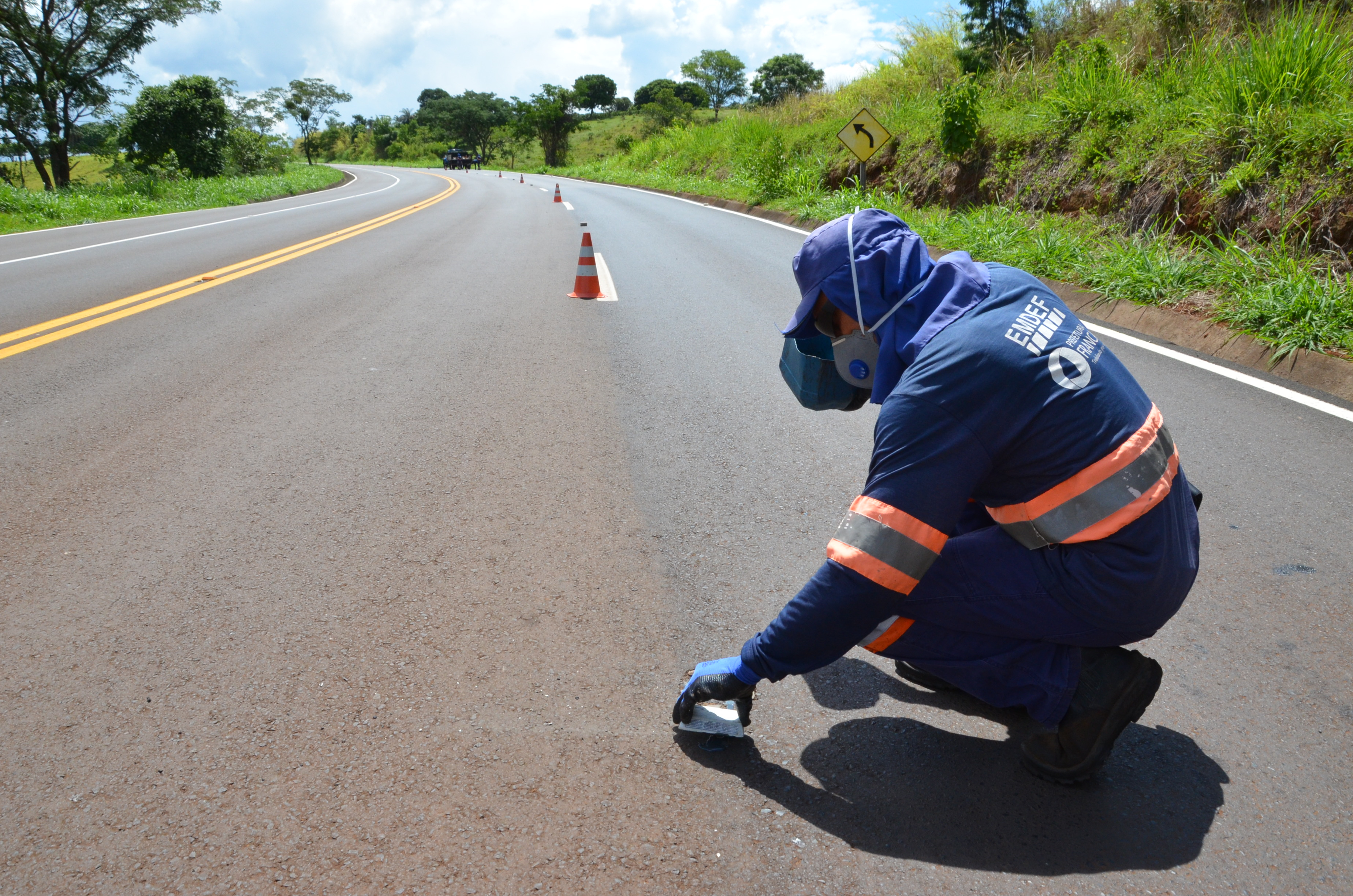 Melhorias são feitas na sinalização de rodovias vicinais