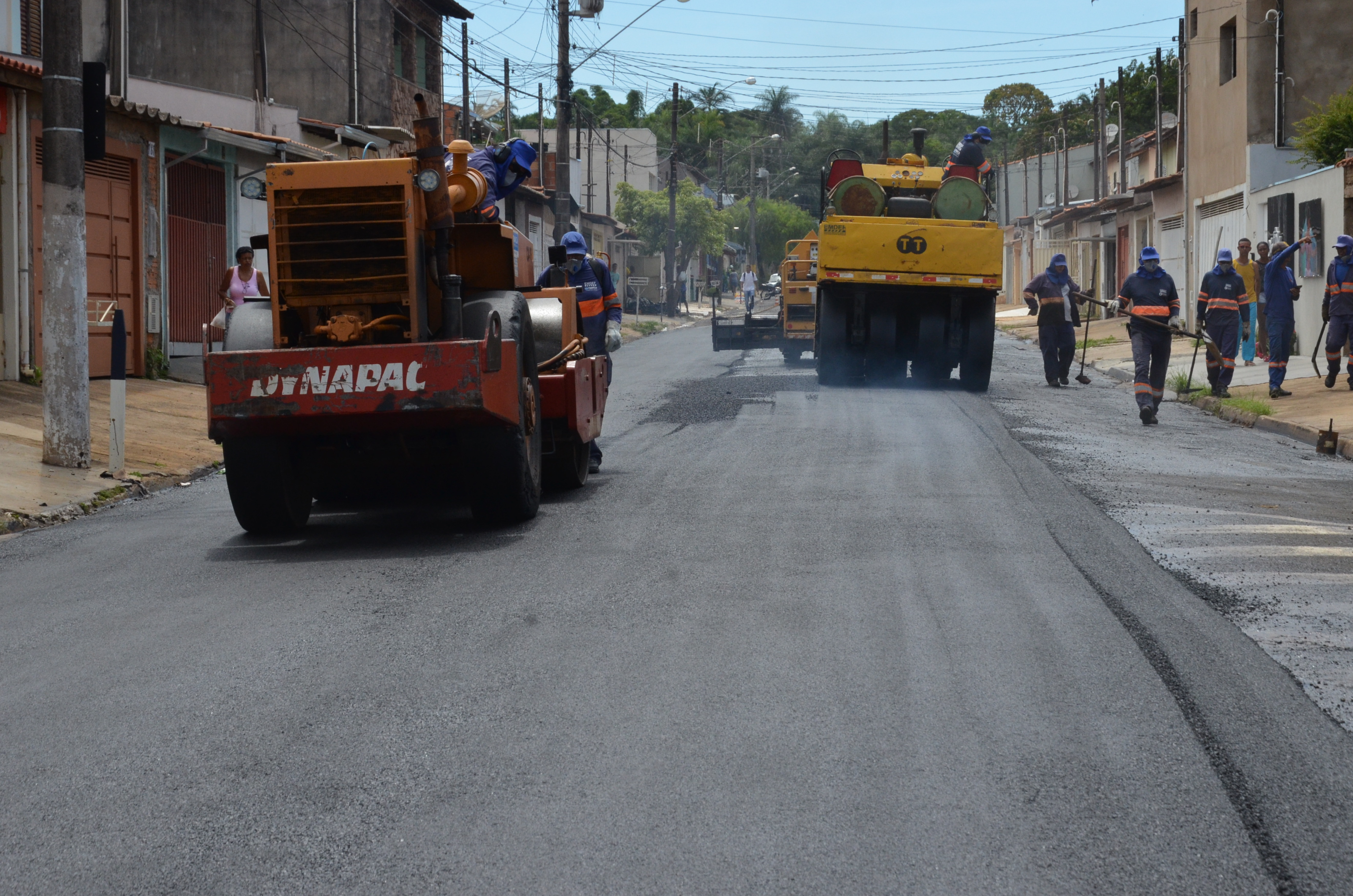 Recapeamento chega ao Parque do Horto