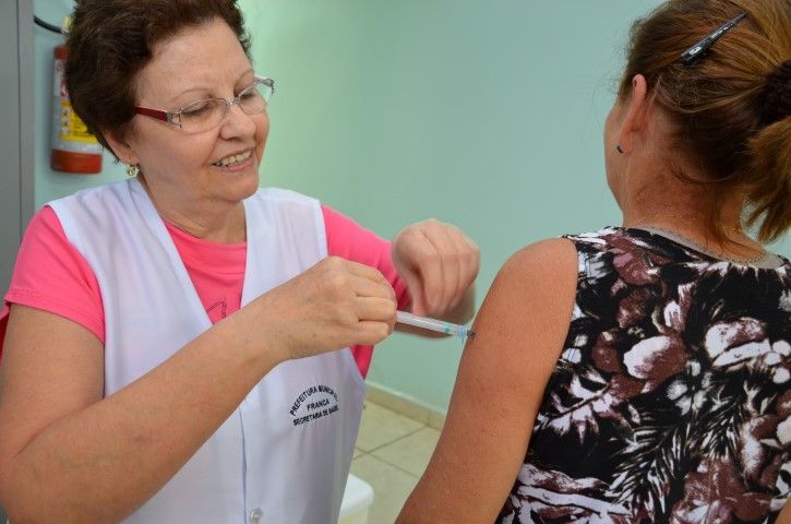 Saúde em Franca vacinação contra gripe