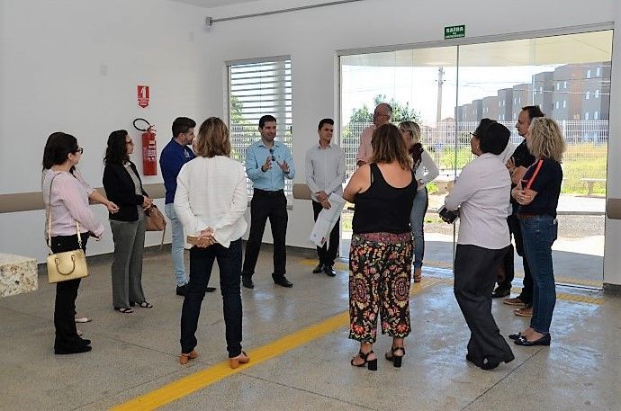 Secretaria Municipal de Saúde em prol da inauguração da UBS do bairro Santa Clara