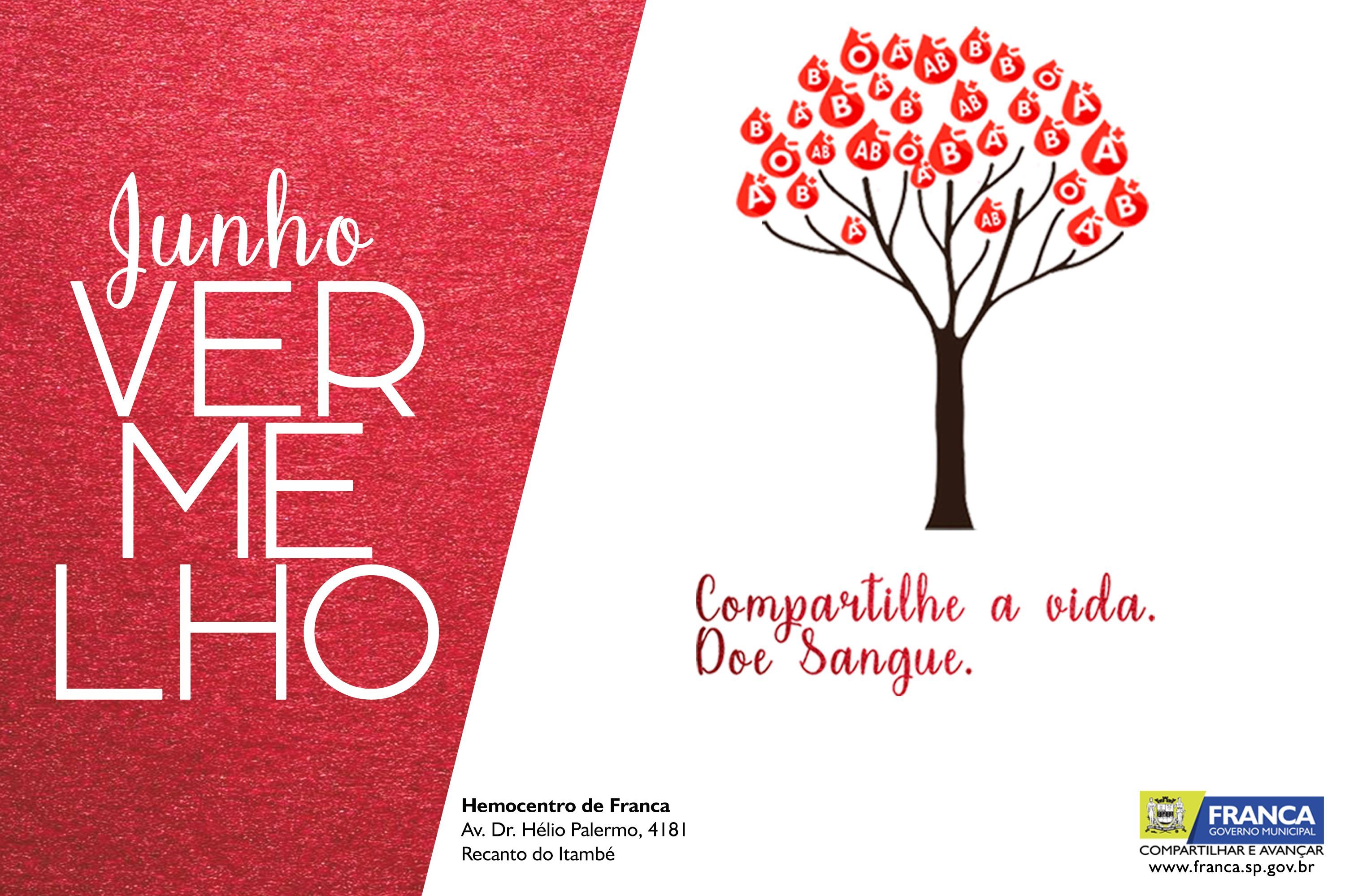 Campanha Junho Vermelho incentiva a doação de sangue