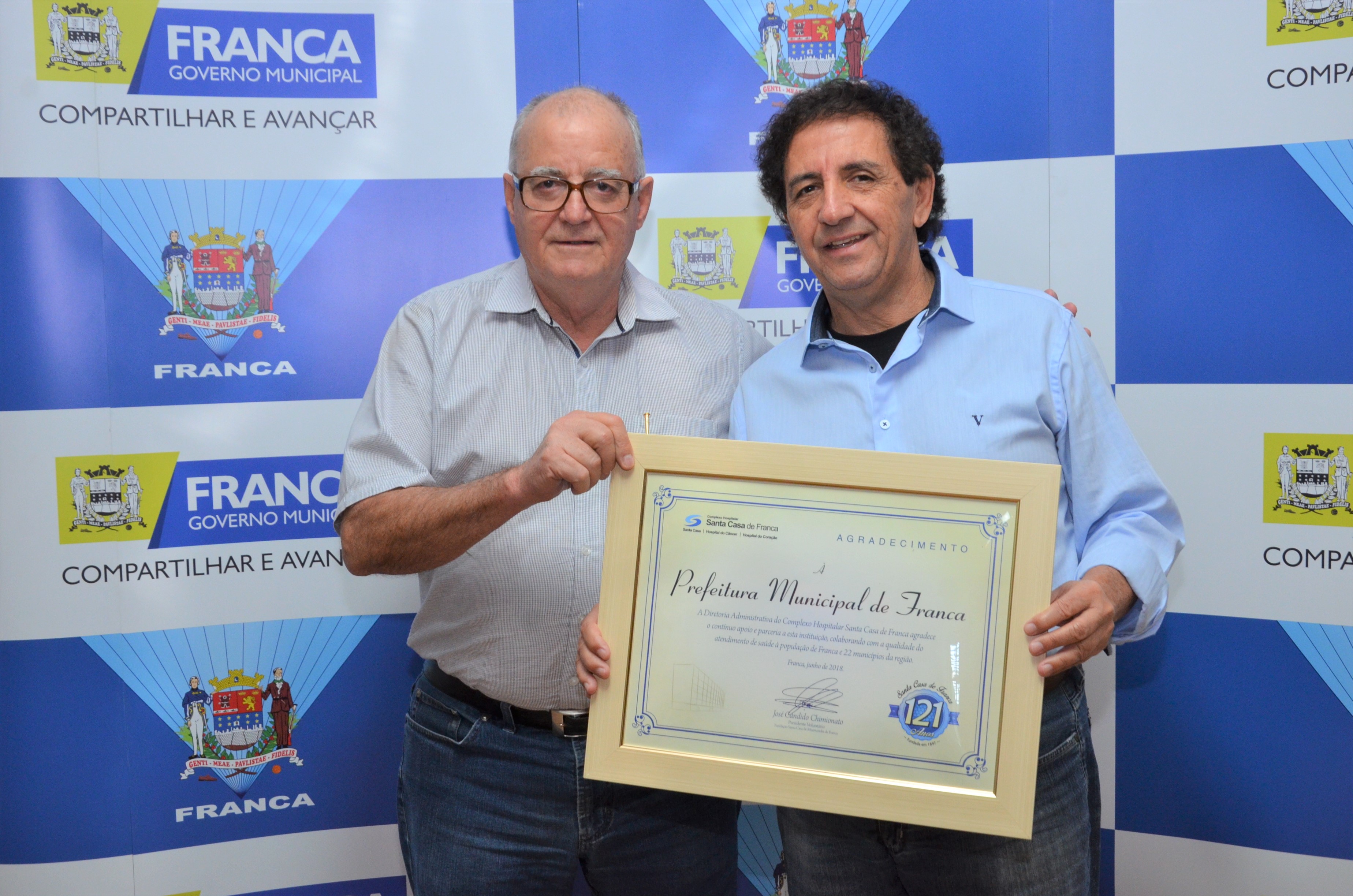 Santa Casa agradece a colaboração e apoio da Prefeitura de Franca