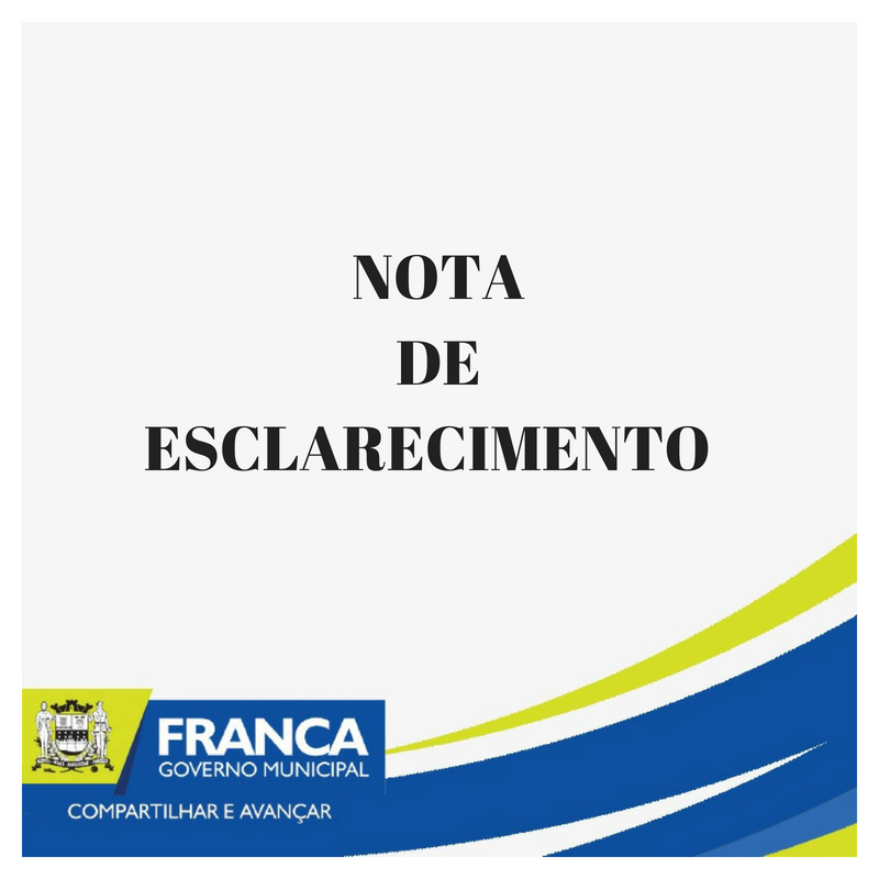 |NOTA DE ESCLARECIMENTO|