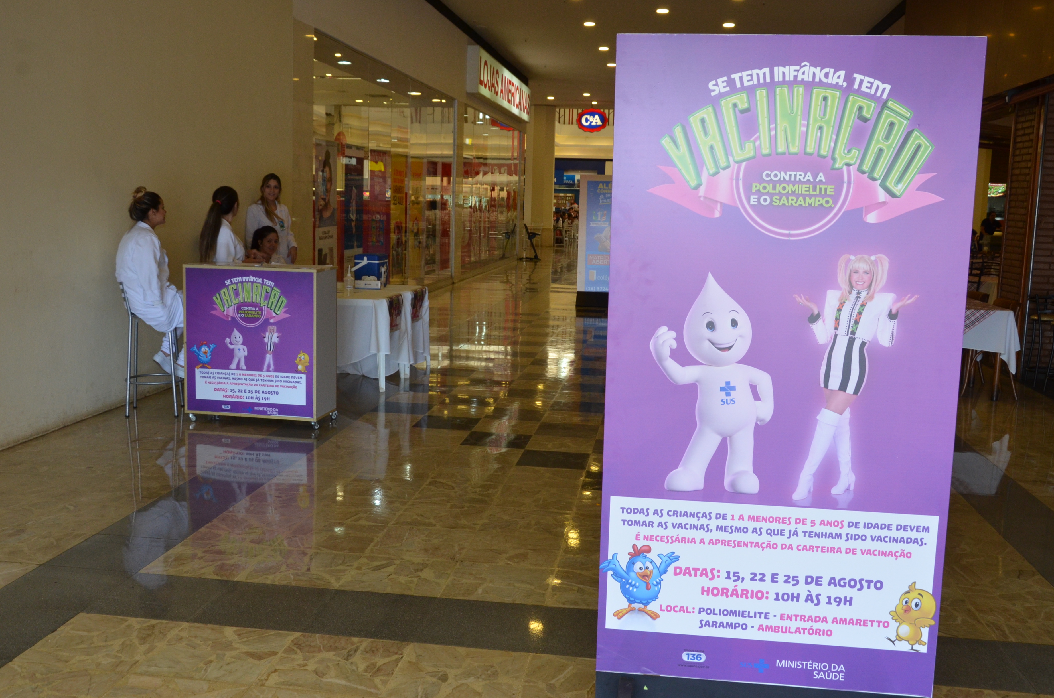 Vacinação, pais precisam levar os filhos alerta Secretaria