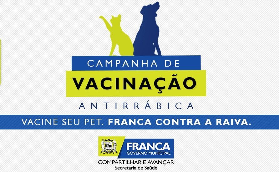 Com 12 postos, começa sábado a vacinação antirrábica