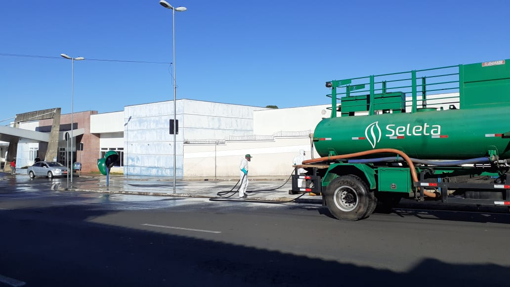 Saúde amplia desinfecção e higienização na cidade