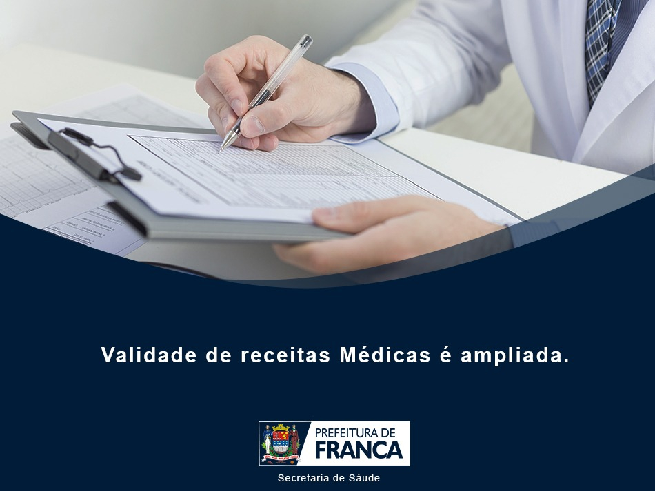Prefeitura amplia validade das receitas médicas e outras medidas