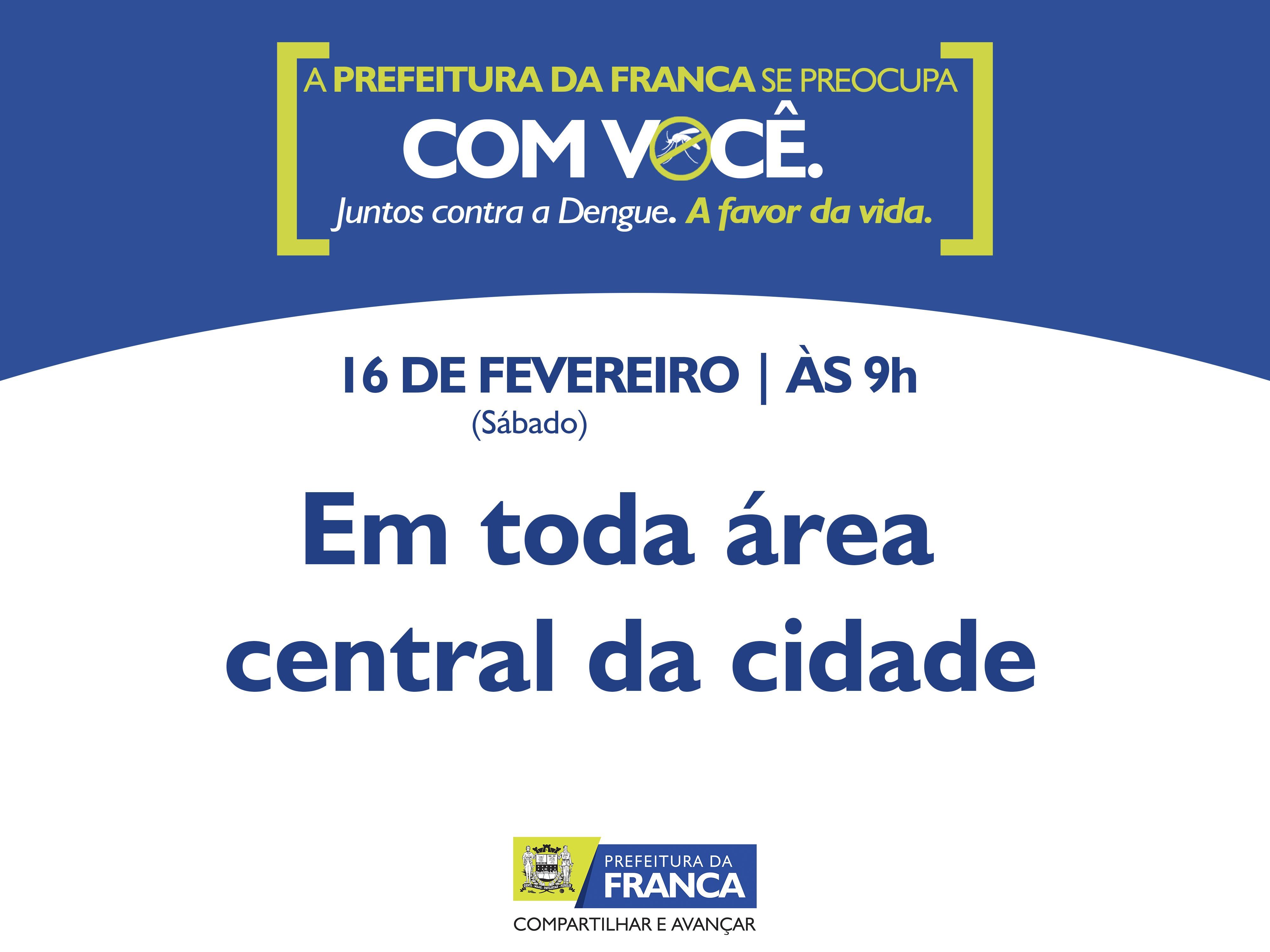 Confira a lista de bairros que terão ações contra a dengue