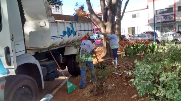 Calçamentos recebem manutenção