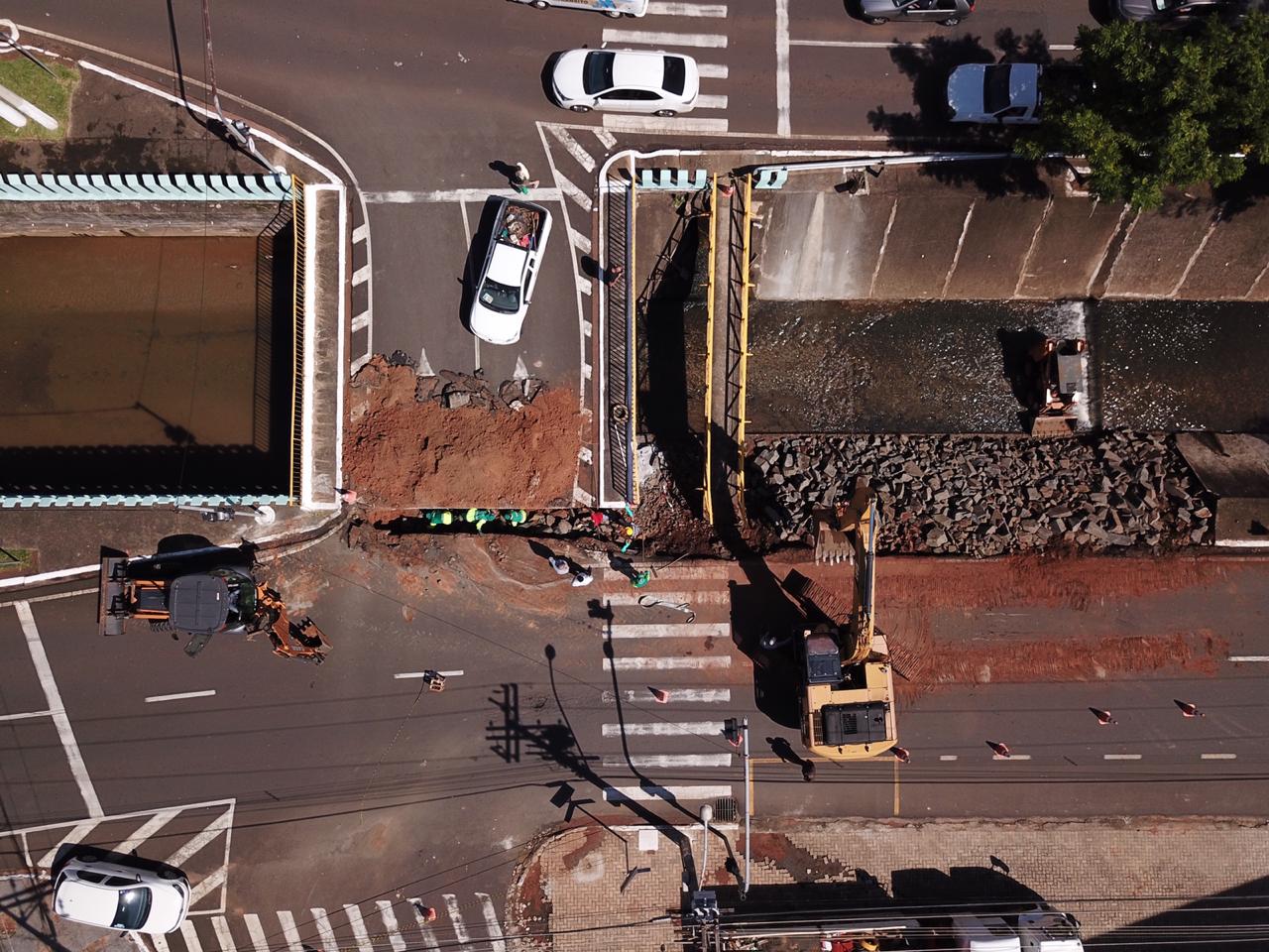 Prefeitura intensifica obras de correções nos córregos