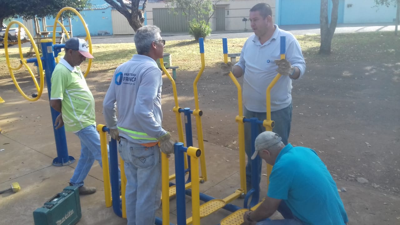 Academias ao Ar Livre passam por manutenção