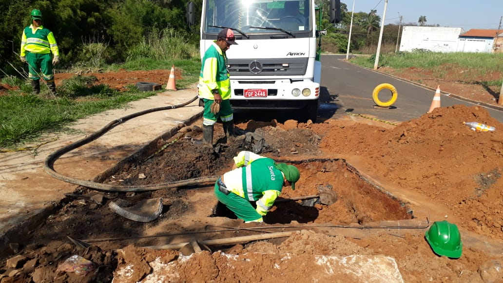 Manutenção e limpeza de galerias seguem nos bairros