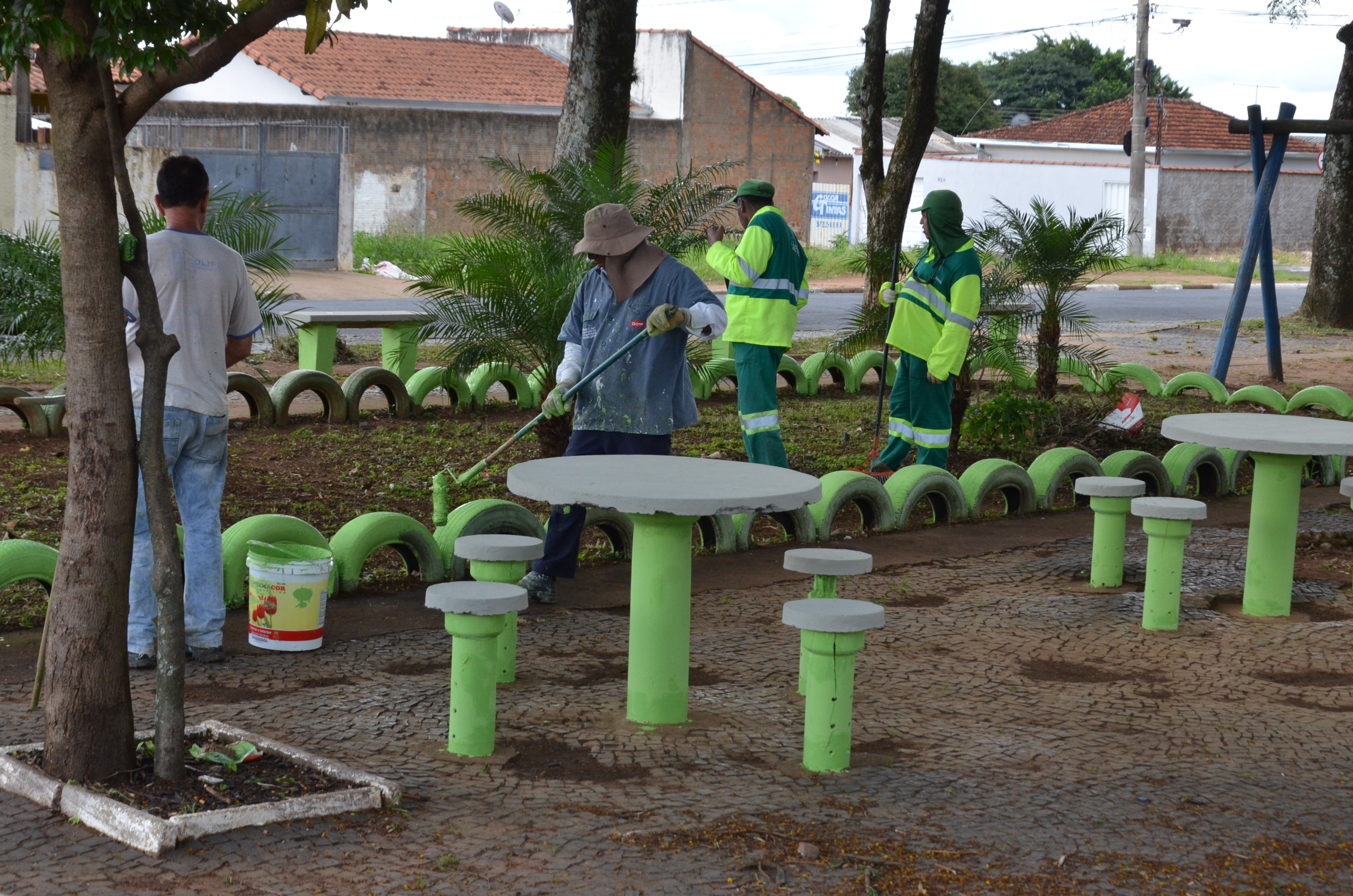 Praça da Santa Luzia passa por revitalização