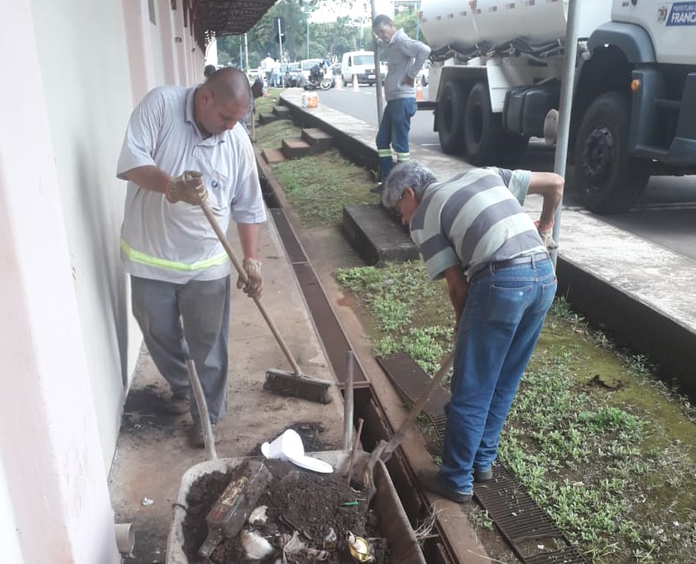 Prefeitura faz manutenção em prédio da Mogiana