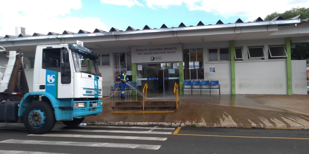 Higienização no NGA e PS Infantil