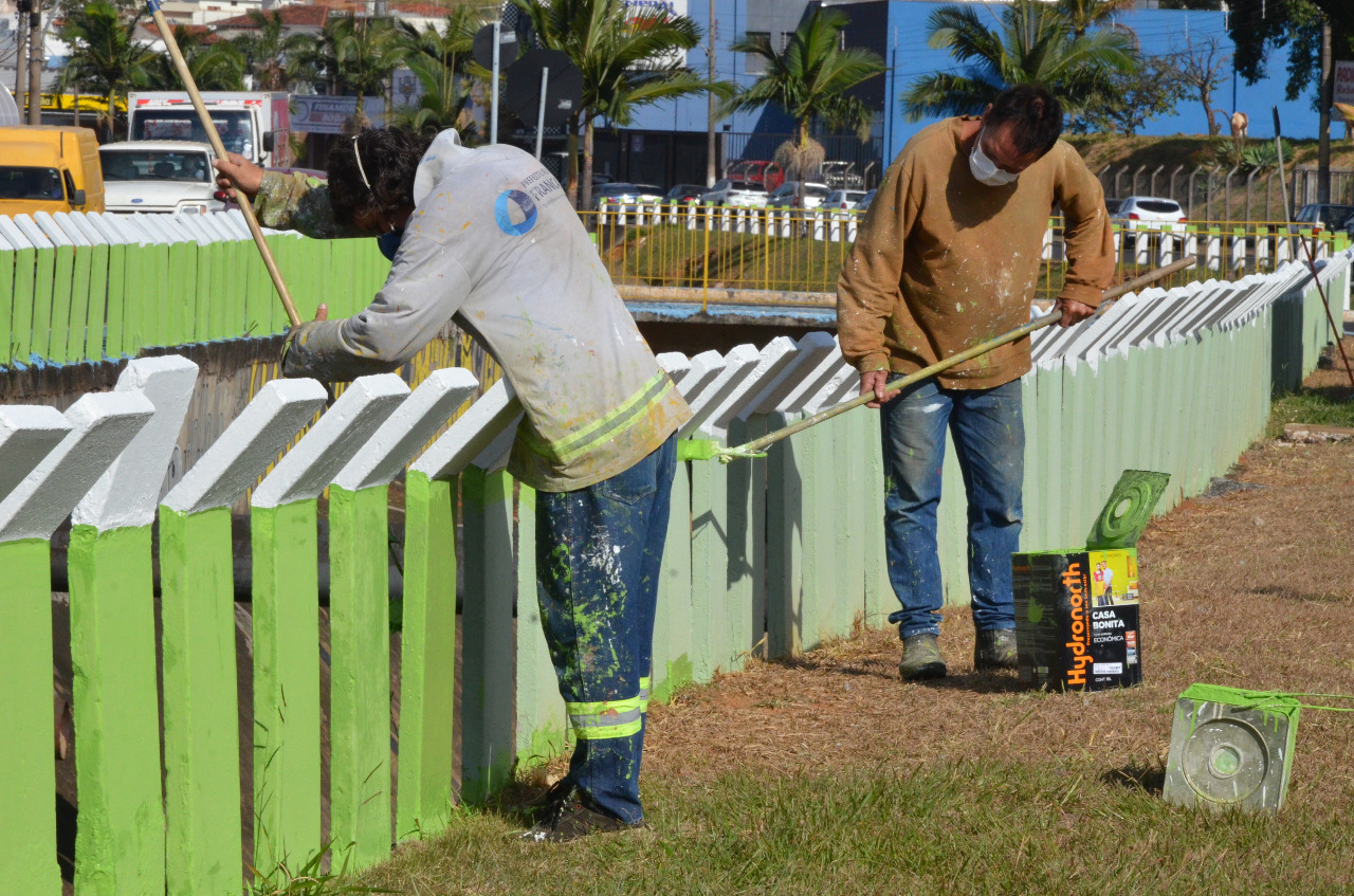 Melhorias nas proteções do Córrego dos Bagres