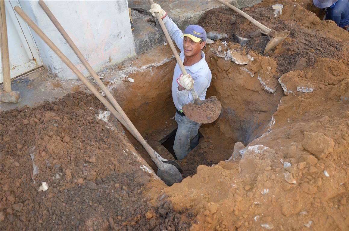 Secretaria recupera galerias no Parque do Horto