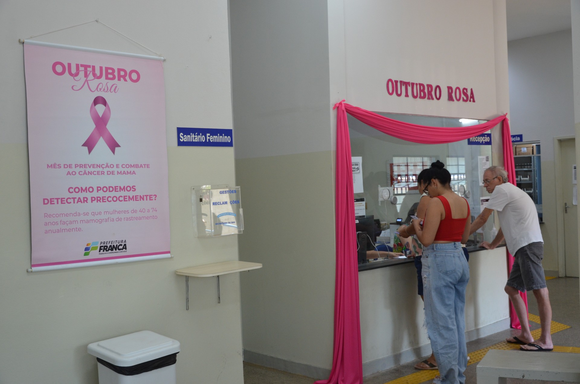 Unidades de Saúde recebem ações do Outubro Rosa neste sábado
